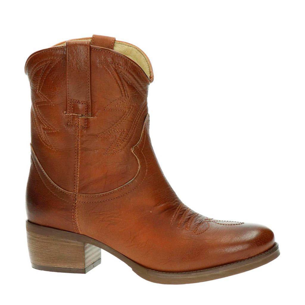 Laarzen Moretto Cowboy Cognac Antonio Leren 6zqZB6t
