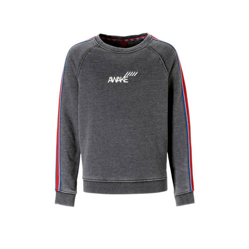 Soliver Sweater Met Zijstreep Grijs soliver kopen in de aanbieding