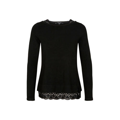 Comma Trui Met Kant Zwart comma kopen in de aanbieding Comma Trui Met Kant Zwart comma kopen in de aanbieding