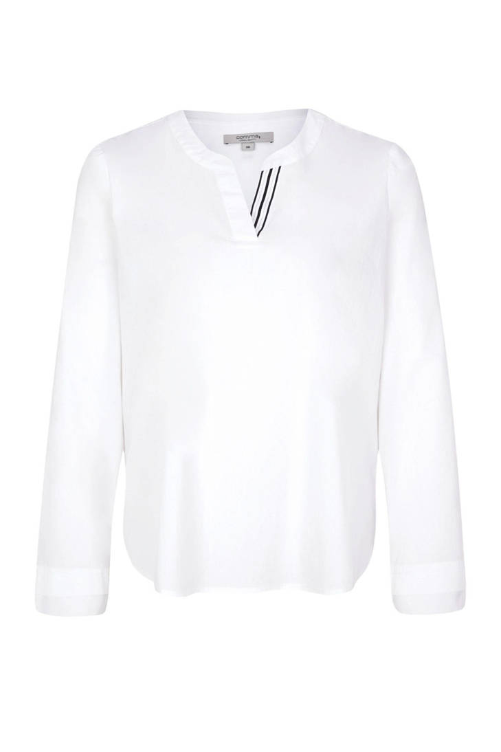 comma blouse casual wit identity streepdetail met rqvTrHR