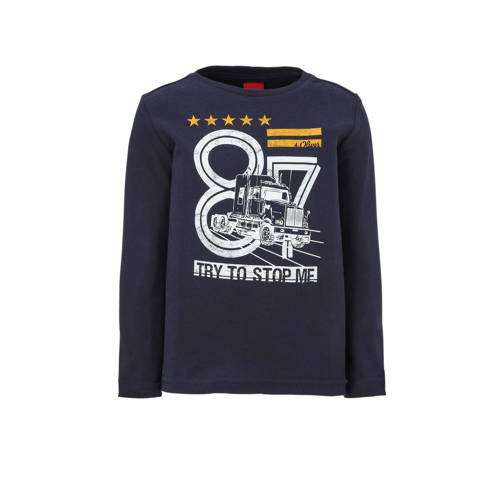 Soliver Longsleeve Met Print Marine soliver kopen in de aanbieding Soliver Longsleeve Met Print Marine soliver kopen in de aanbieding