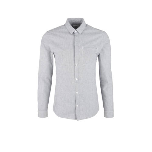 Qs Designed By Gestreept Slim Fit Overhemd Blauw qs designed by kopen in de aanbieding Qs Designed By Gestreept Slim Fit Overhemd Blauw qs designed by kopen in de aanbieding