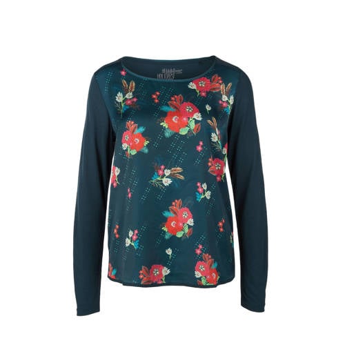Soliver Longsleeve Met Bloemen Donkergroen soliver kopen in de aanbieding Soliver Longsleeve Met Bloemen Donkergroen soliver kopen in de aanbieding