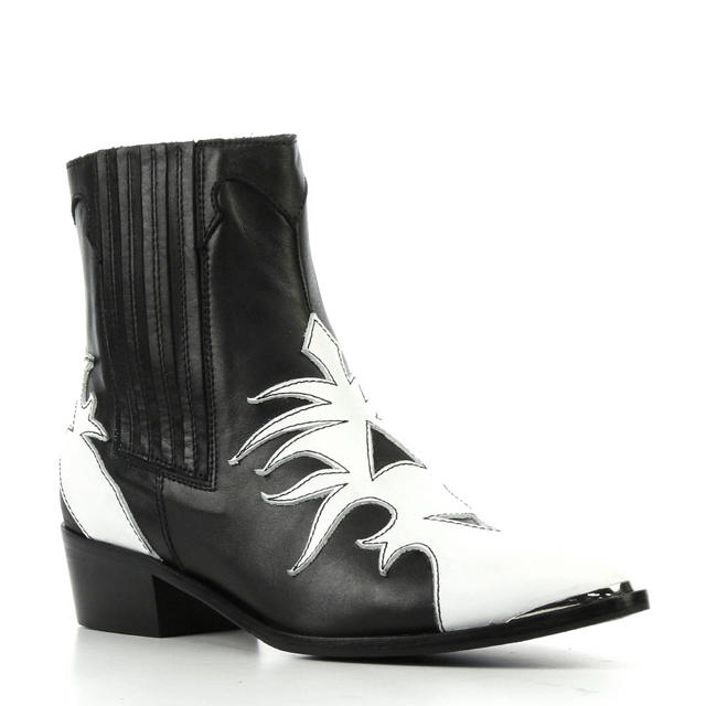 Toral cowboy laarzen zwart/wit | wehkamp