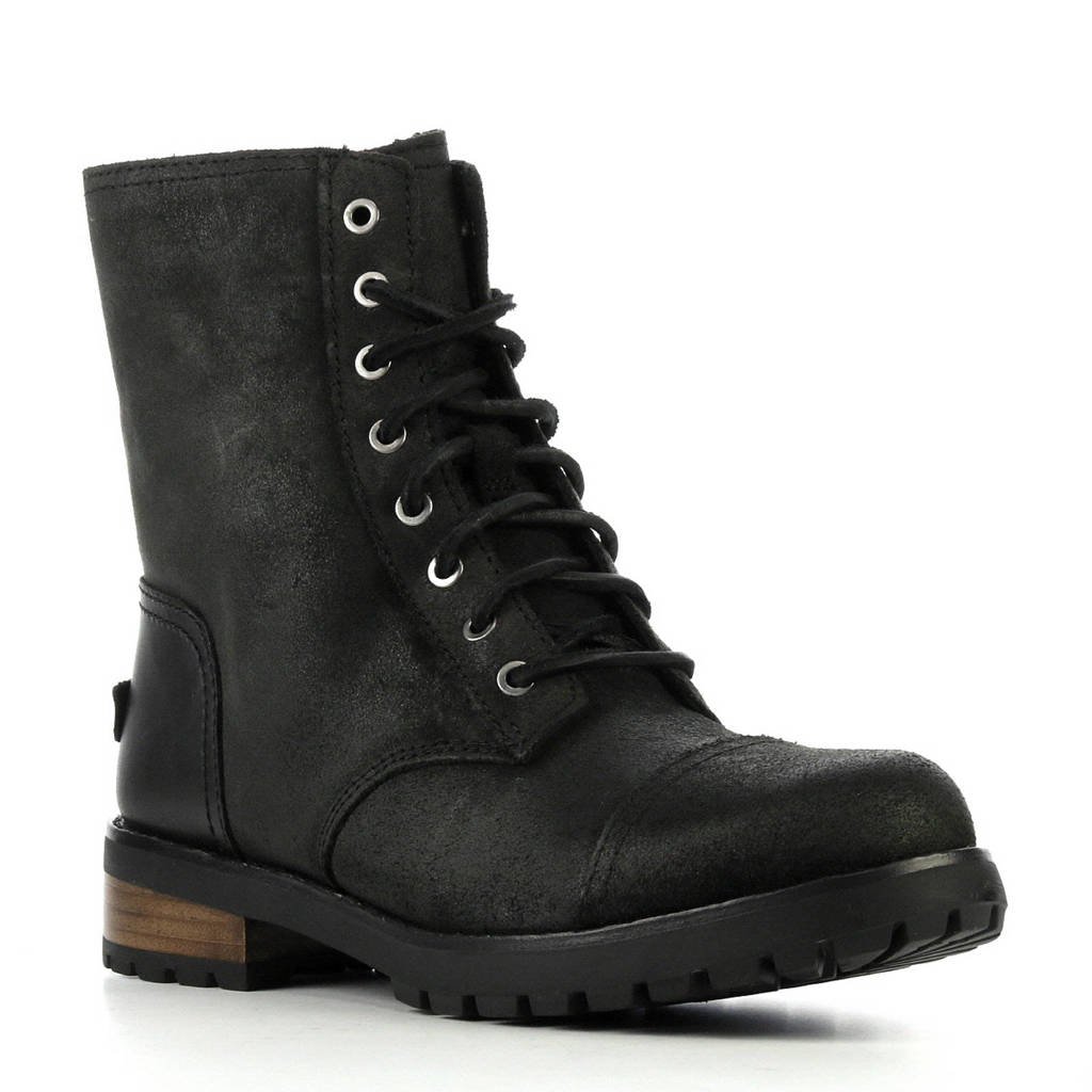 Leren Ugg Veterboots Kilmer Zwart Ii dYYHnZ