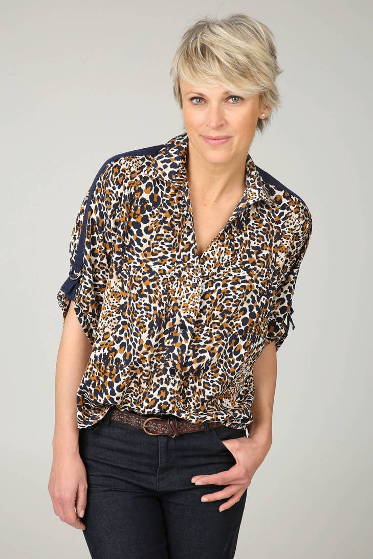 met Cassis blouse panterprint met Cassis blouse panterprint 7q8WaE