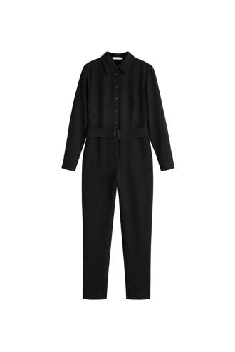 jumpsuit met ceintuur zwart