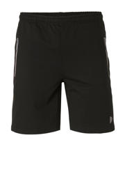 thumbnail: Zwarte heren Donnay sportshort gemeleerd van polyester met elastische tailleband met koord en effen