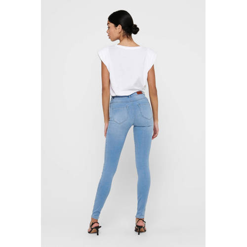 ONLY high waist skinny jeans ONLROYAL light blue denim regular afbeelding