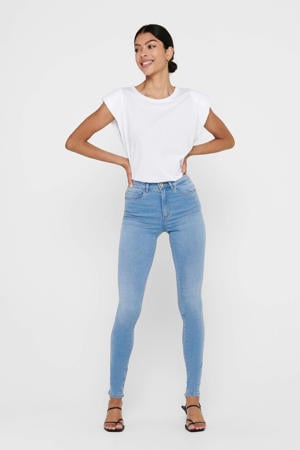 high waist skinny jeans ONLROYAL light blue denim regular