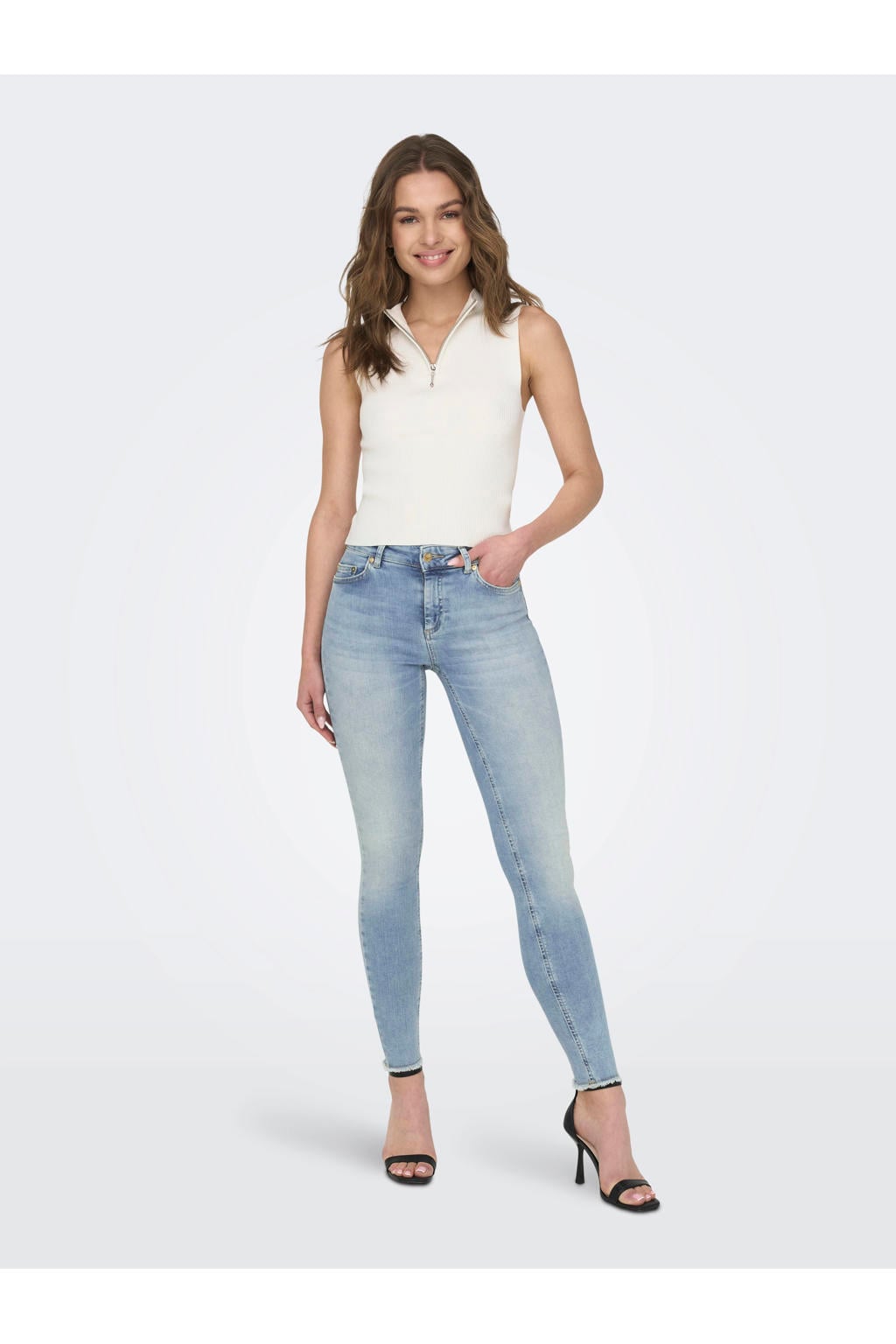 ONLY skinny jeans ONLBLUSH blue light denim regular