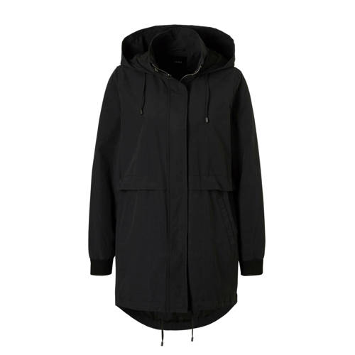Object Jas Met Capuchon Zwart object kopen in de aanbieding