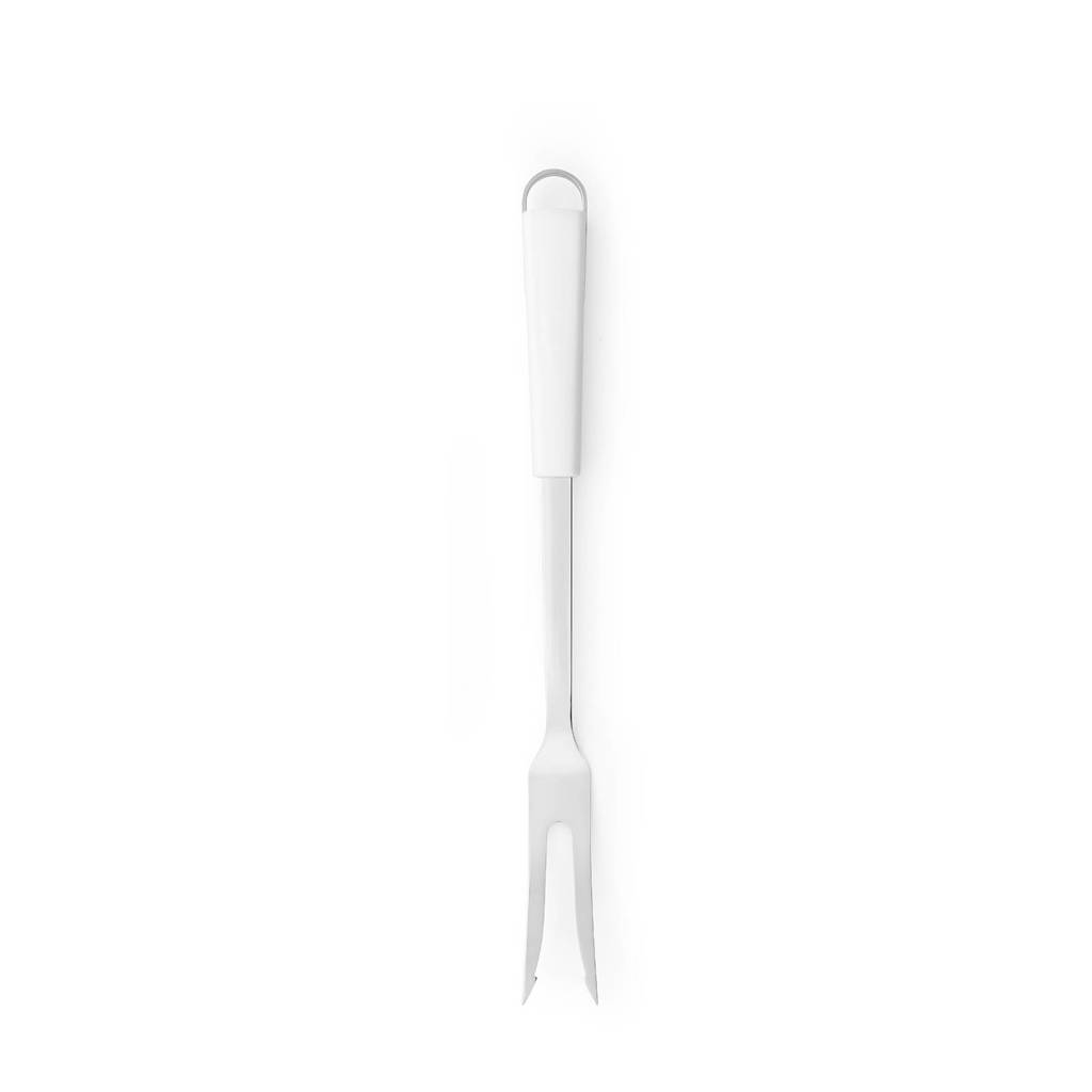 Brabantia Essential vleesvork, Wit/RVS