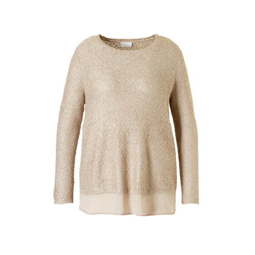 Ca Xl Yessica Trui Met Pailletten Beige ca kopen in de aanbieding Ca Xl Yessica Trui Met Pailletten Beige ca kopen in de aanbieding