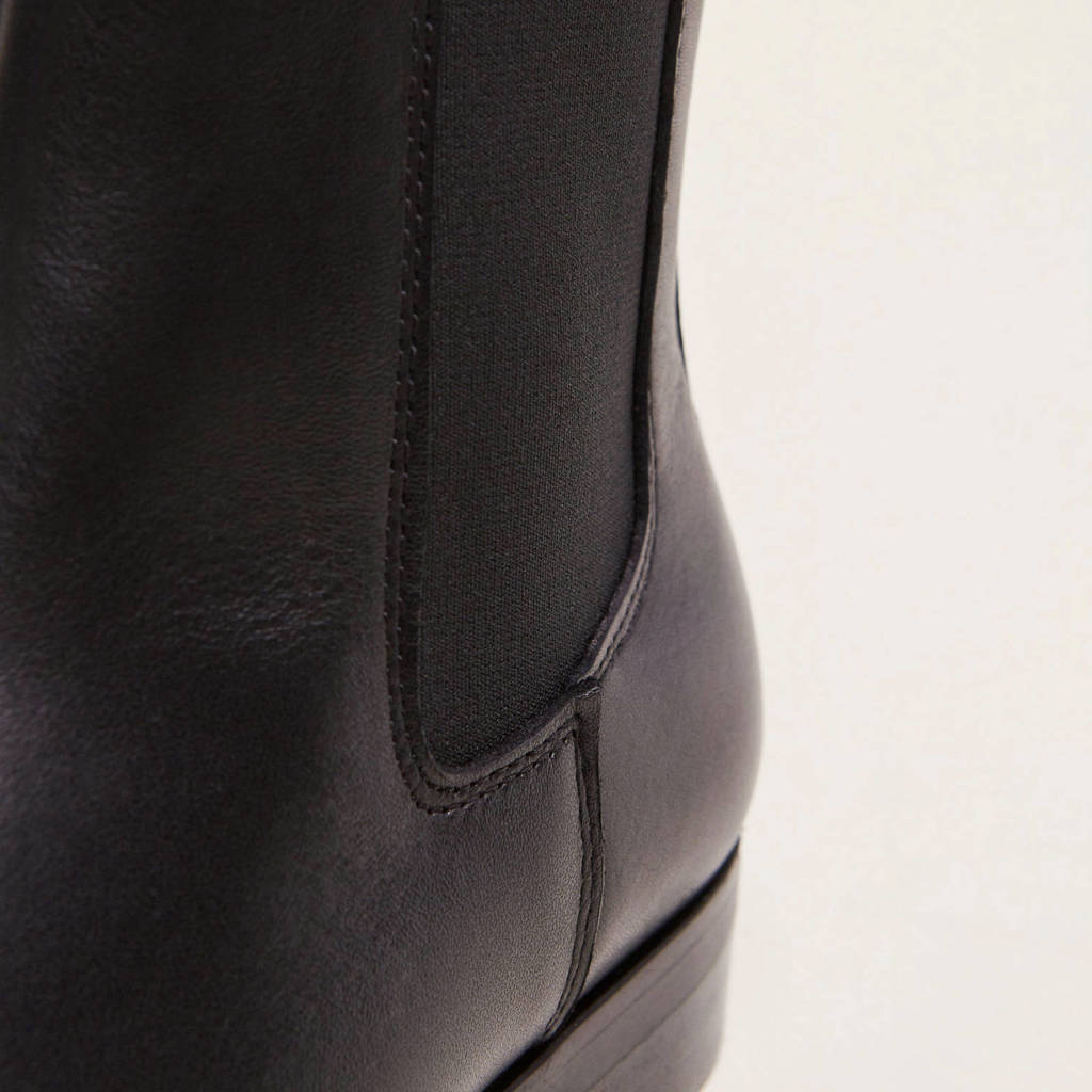 Chelsea Chelsea Zwart Leren Mango Boots Leren Zwart Mango Boots Mango Leren a7nqwd8ax