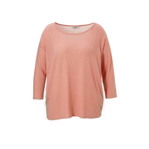 Only Carmakoma Top Met All Over Stippen Print only carmakoma kopen in de aanbieding