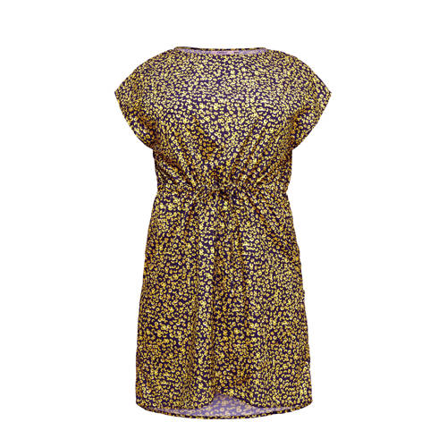 Only Carmakoma Jurk Met All Over Print Geel only carmakoma kopen in de aanbieding