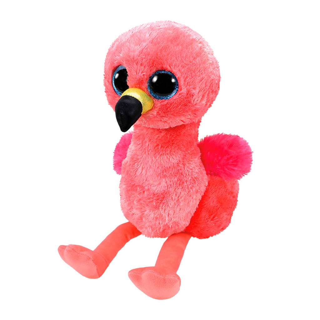 Ty Beanie Buddy Gilda flamingo knuffel 24 cm