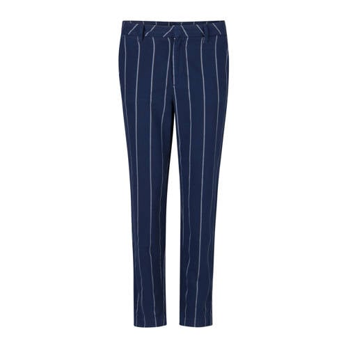 We Fashion Gestreepte Chino Donkerblauw we fashion kopen in de aanbieding