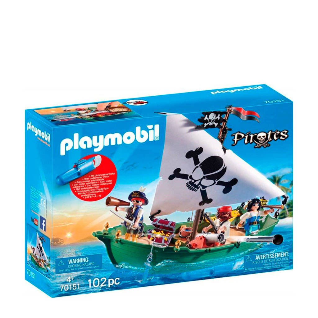 Playmobil Pirates Piratenschuit met onderwatermotor 70151