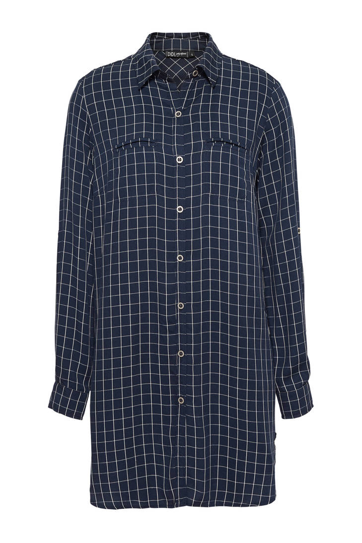 Didi geruite Didi geruite blouse blauw qw8ZOSO