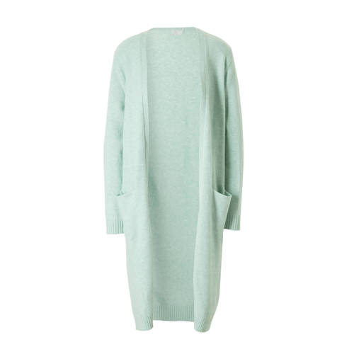 Vila Fijn Geweven Vest Lichtblauw vila kopen in de aanbieding