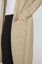 thumbnail: VILA gemêleerd gebreid vest VIRIL beige