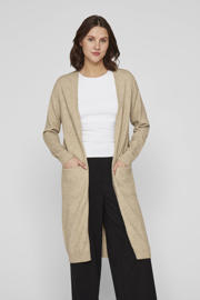 thumbnail: VILA gemêleerd gebreid vest VIRIL beige