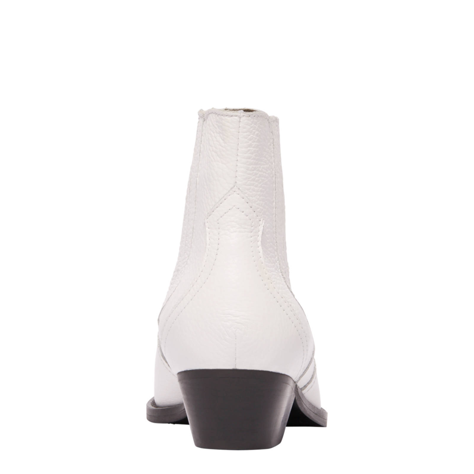 vanHaren 5th Avenue leren chelsea boots wit | wehkamp