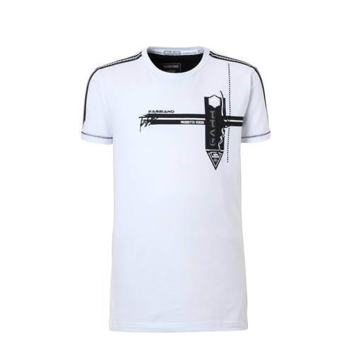 Gabbiano T Shirt Met Printopdruk Wit gabbiano kopen in de aanbieding