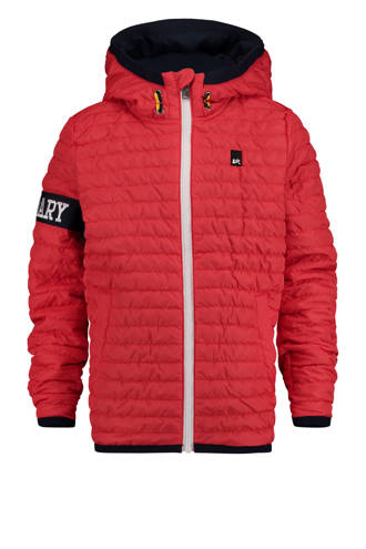 omkeerbare tussenjas Tamer rood/blauw