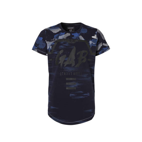 Gabbiano T Shirt Met Camouflageprint Blauw gabbiano kopen in de aanbieding Gabbiano T Shirt Met Camouflageprint Blauw gabbiano kopen in de aanbieding