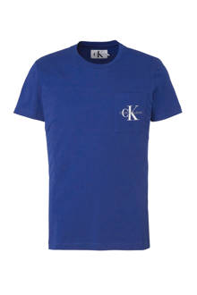 T-shirt met logo blauw