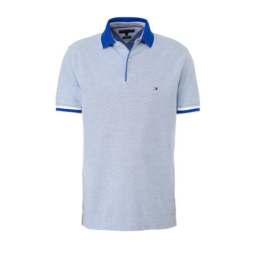 Tommy Hilfiger Regular Fit Polo Blauw tommy hilfiger kopen in de aanbieding