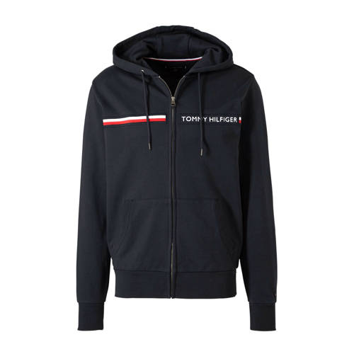Tommy Hilfiger Sweatvest Met Logo Marine tommy hilfiger kopen in de aanbieding Tommy Hilfiger Sweatvest Met Logo Marine tommy hilfiger kopen in de aanbieding