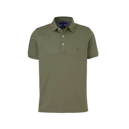 Tommy Hilfiger Slim Fit Polo Groen tommy hilfiger kopen in de aanbieding Tommy Hilfiger Slim Fit Polo Groen tommy hilfiger kopen in de aanbieding