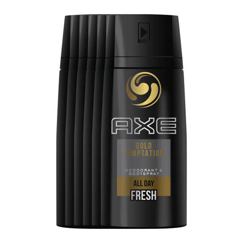 Axe Gold Temptation Deodorant Spray 6X150 Ml Bodyspray axe kopen in de aanbieding Axe Gold Temptation Deodorant Spray 6X150 Ml Bodyspray axe kopen in de aanbieding