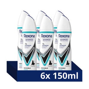 Invisible Aqua anti-transpirant spray - 6 x 150 ml