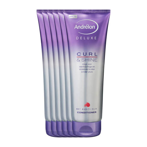 Andrelon Deluxe Curl Shine Conditioner 6X250 Ml andrelon kopen in de aanbieding Andrelon Deluxe Curl Shine Conditioner 6X250 Ml andrelon kopen in de aanbieding