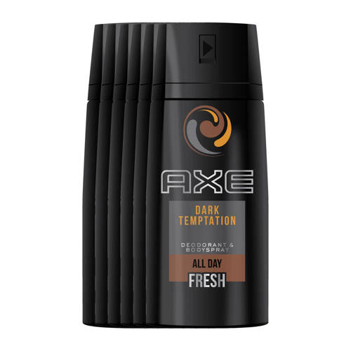 Axe Dark Temptation Deodorant Spray 6X150 Ml Bodyspray axe kopen in de aanbieding