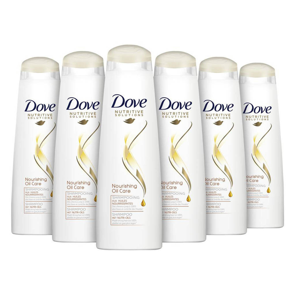 Dove Nourishing Oil Care shampoo - 6x250 ml