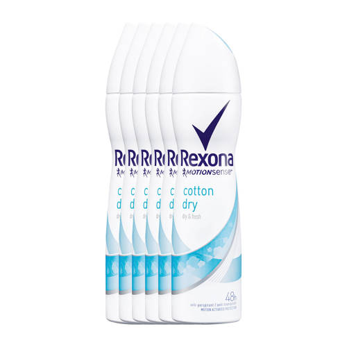 Rexona Women Ultra Dry Cotton Deodorant Spray 6X200 Ml rexona kopen in de aanbieding