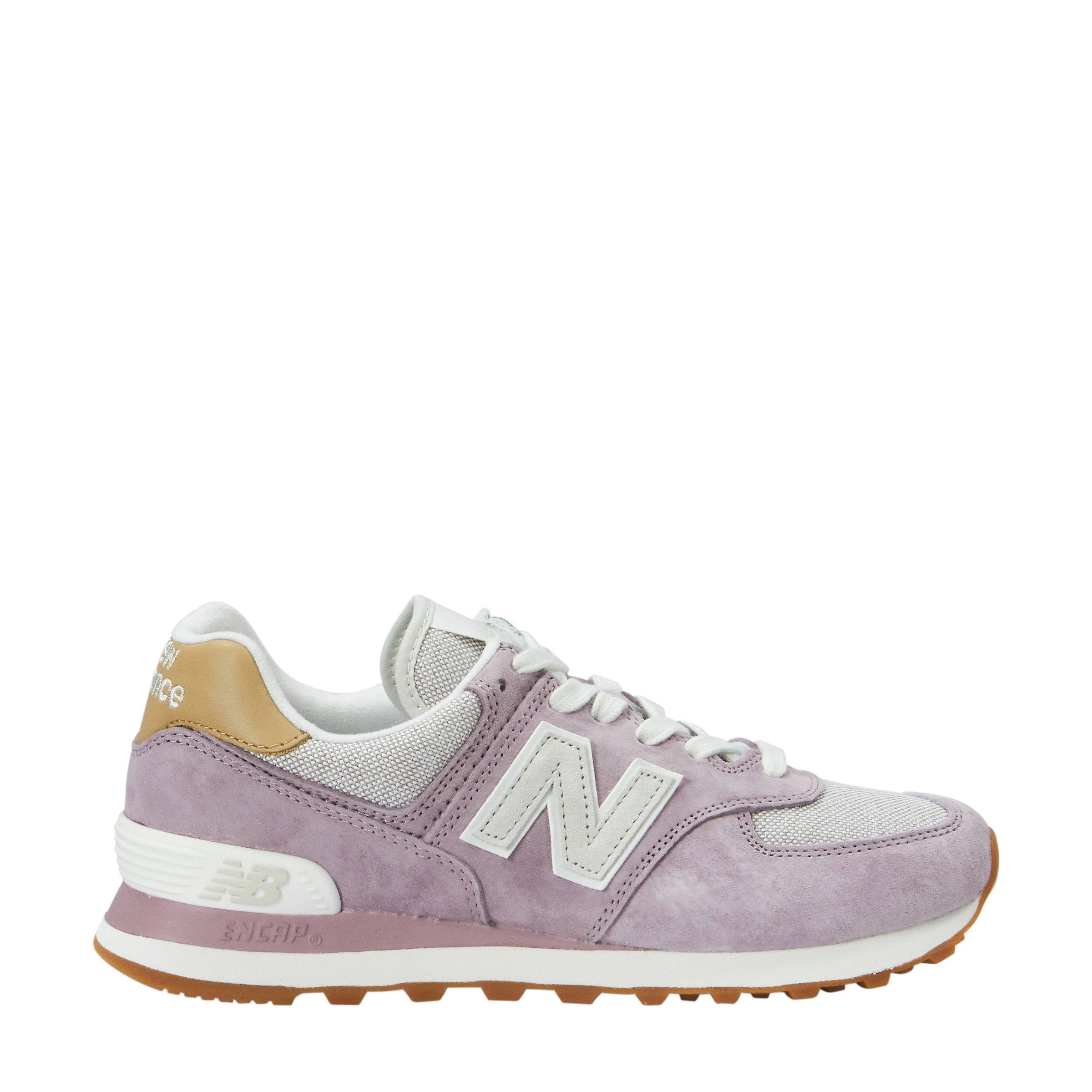 new balance 574 heren purper