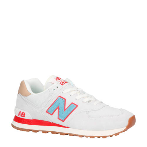 New Balance Ml574 Sneakers Witroodblauw new balance kopen in de aanbieding