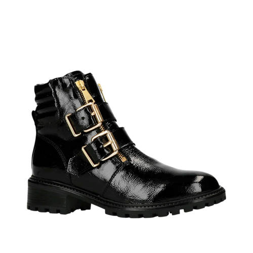 Ps Poelman Lakleren Bikerboots Zwart ps poelman kopen in de aanbieding Ps Poelman Lakleren Bikerboots Zwart ps poelman kopen in de aanbieding