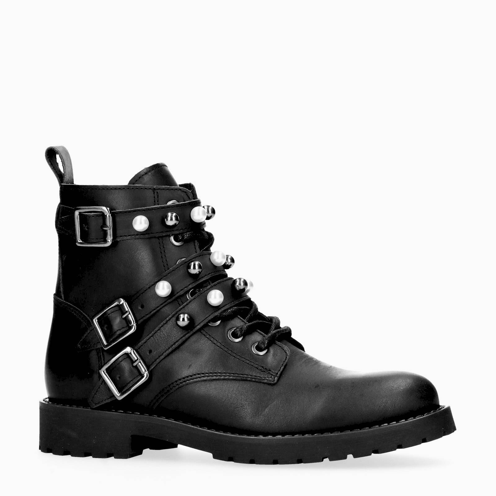 Shoecolate leren bikerboots zwart wehkamp