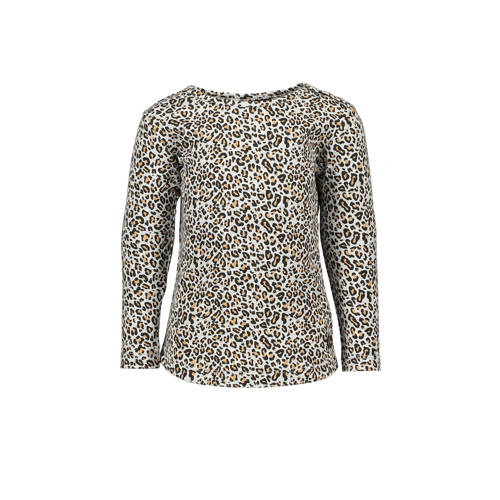 Like Flo Longsleeve Met Panterprint Grijs like flo kopen in de aanbieding