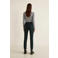 Mango geruite cropped broek