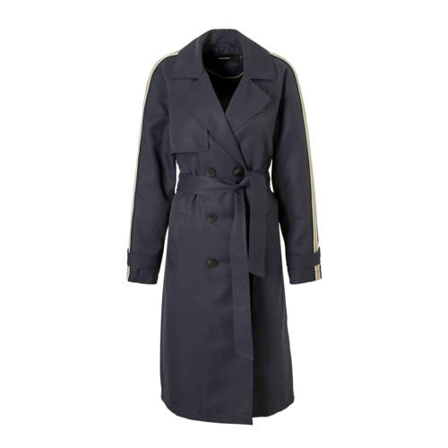 Vero Moda Trenchcoat Met Zijstrepen vero moda kopen in de aanbieding