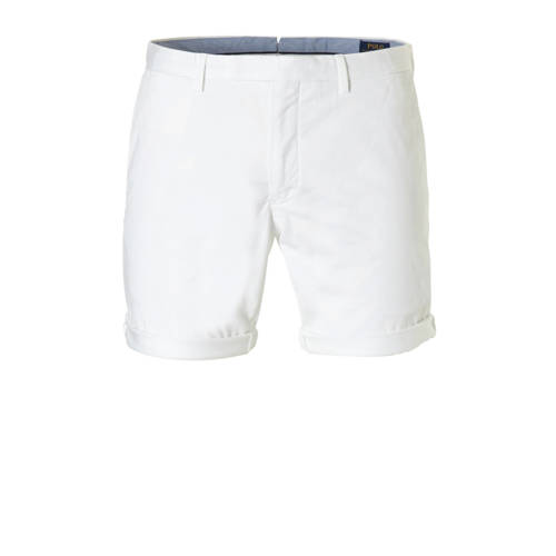 Polo Ralph Lauren Slim Fit Bermuda Wit polo ralph lauren kopen in de aanbieding